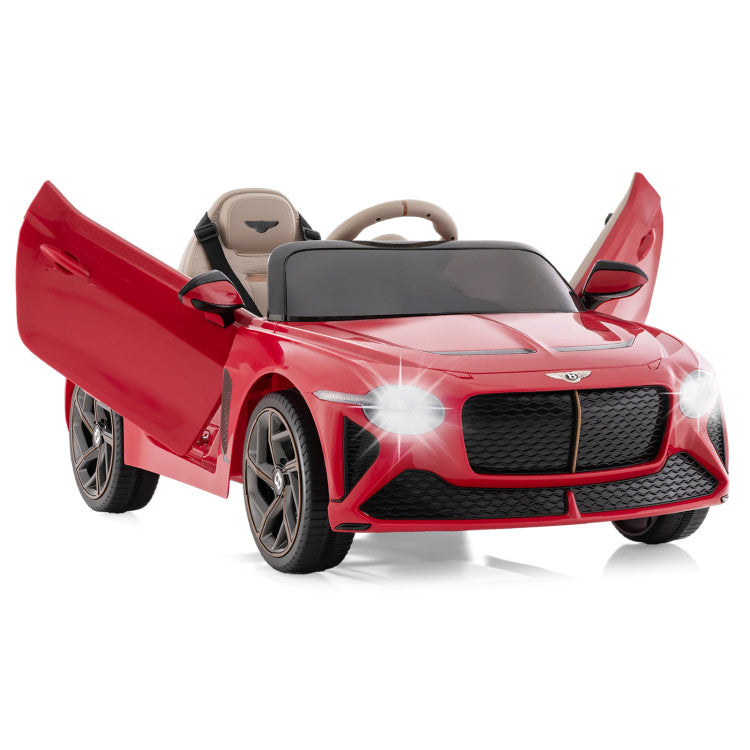 12V Powered Car Kids Ride-on Racer Car Licensed Bentley Bacalar