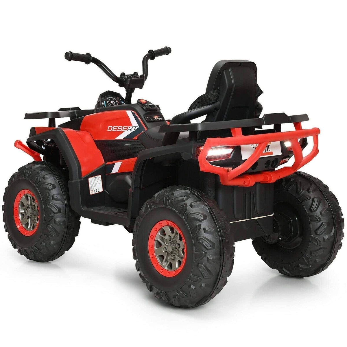 12 V Kids Electric 4-Wheeler ATV Quad with MP3 and LED Lights - Little Riderz