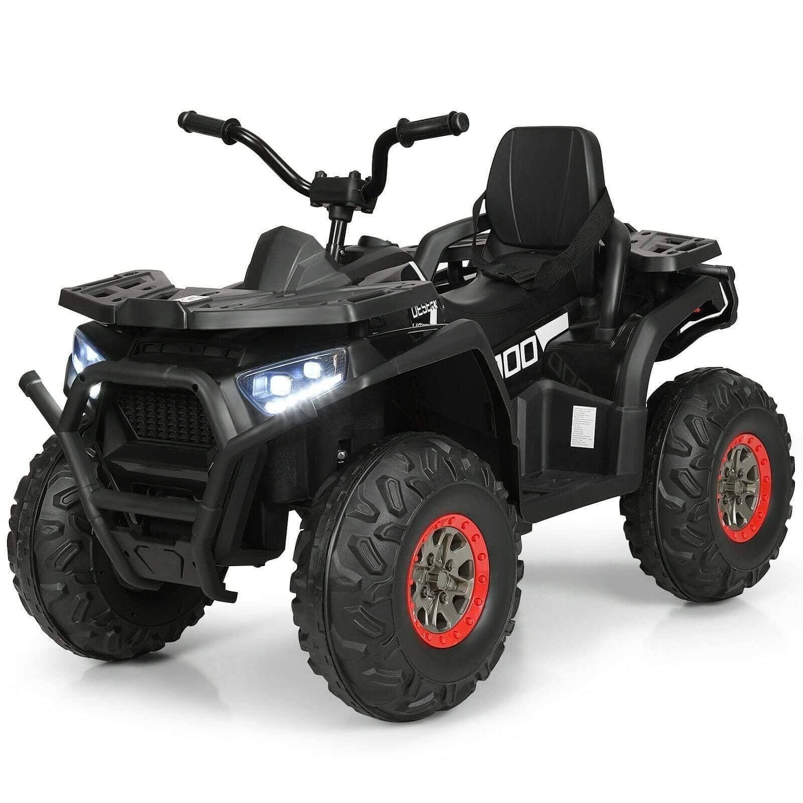 12 V Kids Electric 4-Wheeler ATV Quad with MP3 and LED Lights - Little Riderz