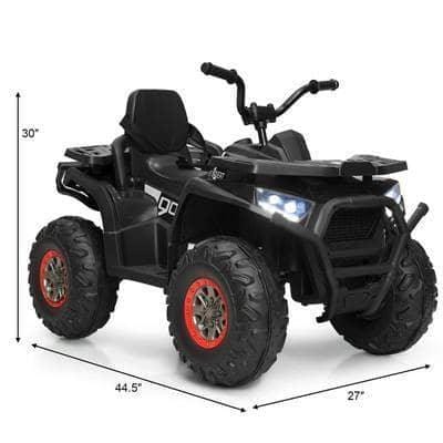 12 V Kids Electric 4-Wheeler ATV Quad with MP3 and LED Lights - Little Riderz