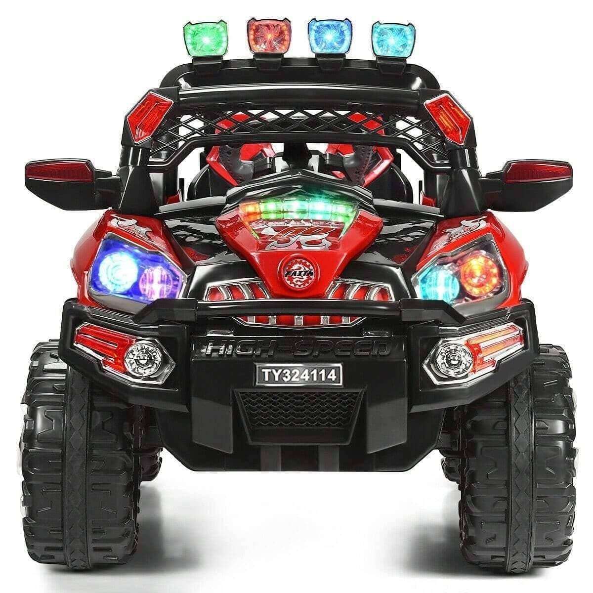12 V Kids Ride On SUV Car with Remote Control LED Lights - Little Riderz