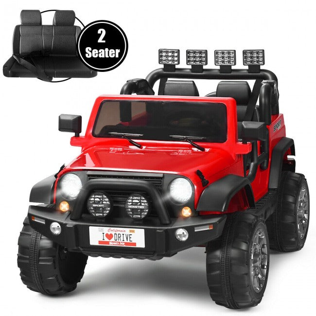 12V 2 Seater Kids Ride On Jeep - Little Riderz
