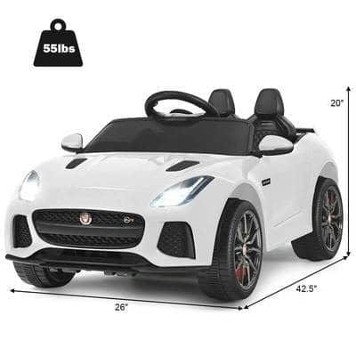 12V Jaguar F-Type SVR Licensed Kids Ride On Car - Little Riderz