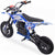 Mototec Villain 52cc Kids Gas Dirt Bike Blue - Little Riderz