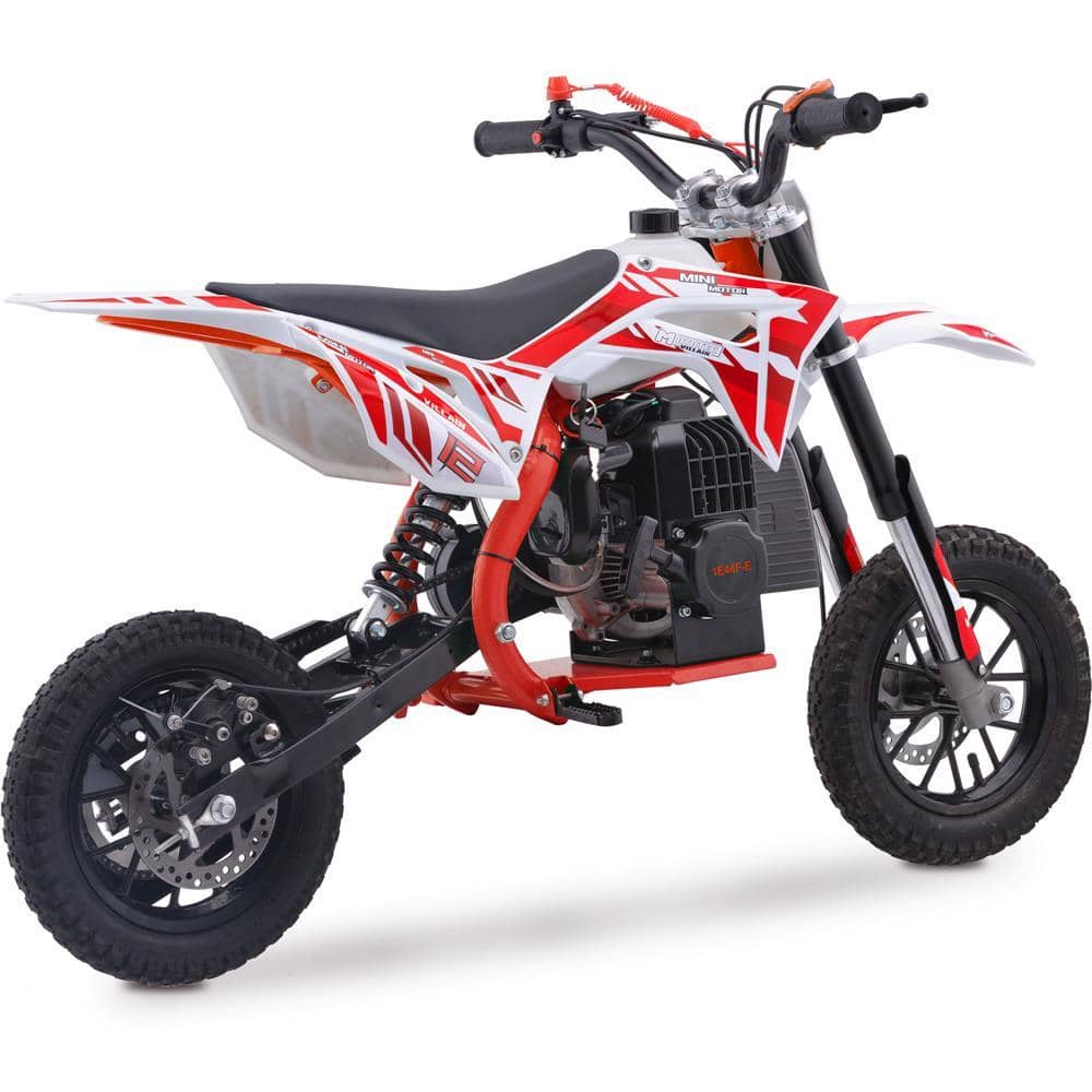 Mototec Villain 52cc Kids Gas Dirt Bike Red - Little Riderz