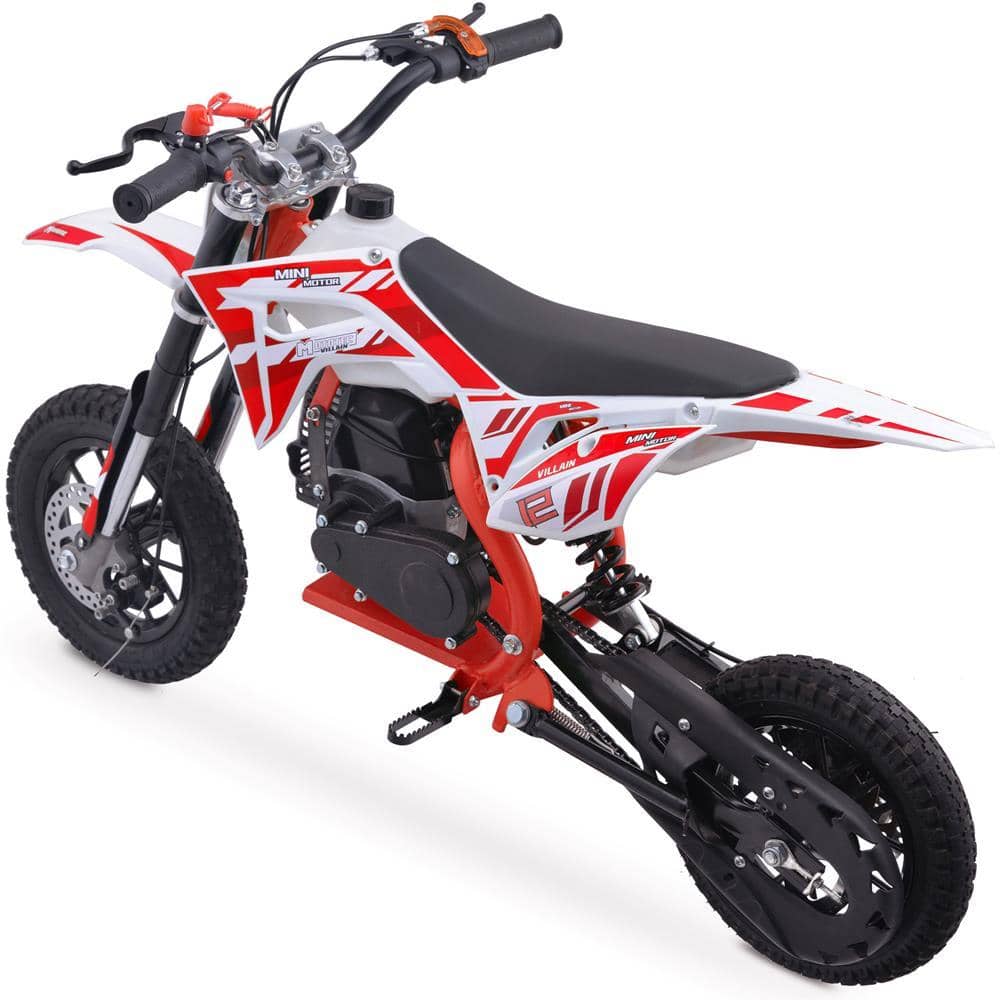 Mototec Villain 52cc Kids Gas Dirt Bike Red - Little Riderz