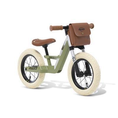 BERG Balance Bike Green BERG Biky Retro With 12 Inch Wheels