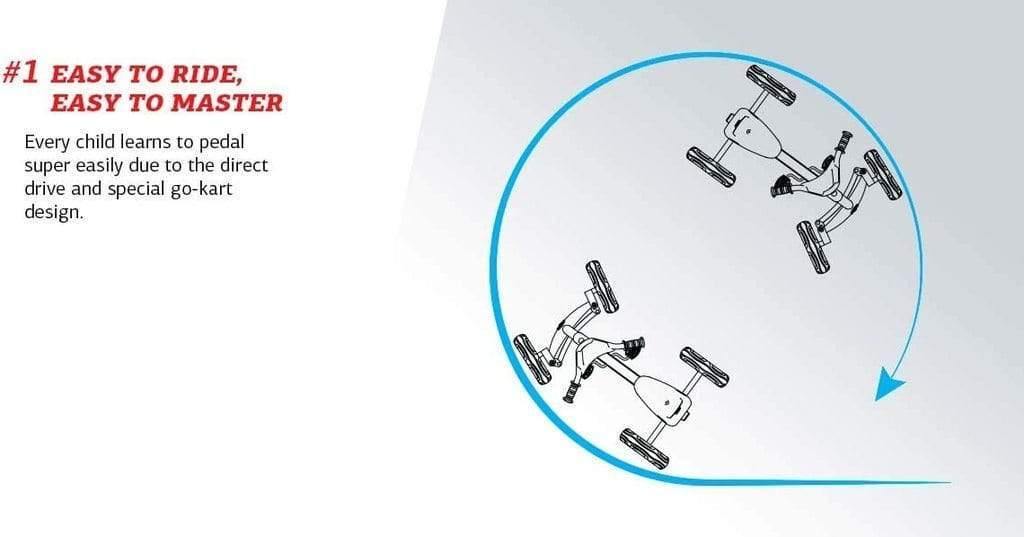 BERG Pedal Kart Berg Buzzy Aero Pedal Go Kart Yellow/Black