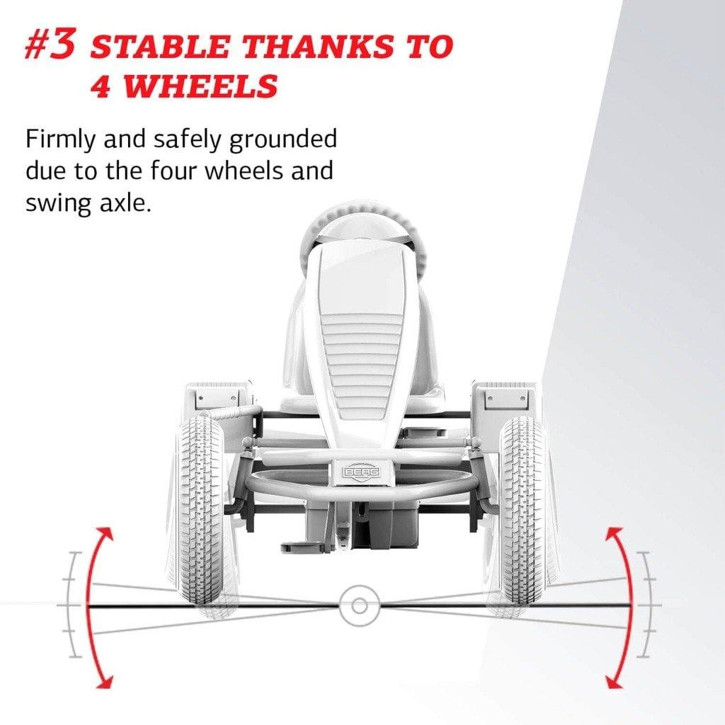 BERG Push &amp; Pedal Riding Vehicles Berg XL B.Super BFR Pedal Go Kart - Yellow