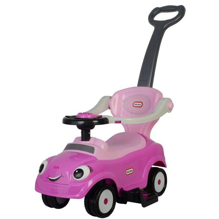 Best Ride On Cars 3 in 1 Push Car Pink Best Ride On Cars® Officially Licensed Little Tike 3-in-1 Push Car