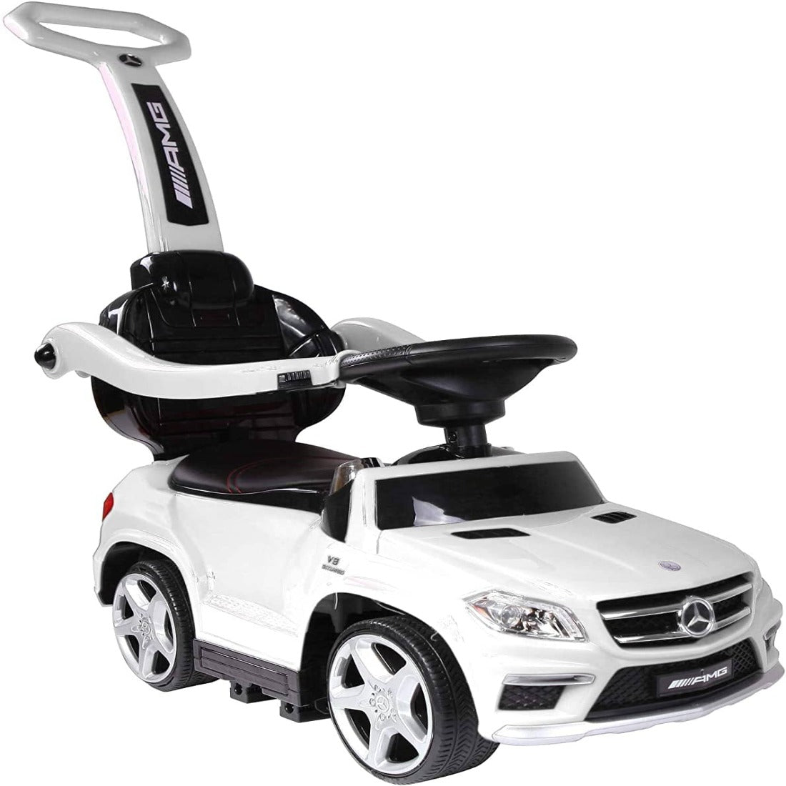 Best Ride On Cars 4 in 1 Push Car Best Ride On Cars 4-in-1 Mercedes Stroller Ride-On Toy Push Car-White
