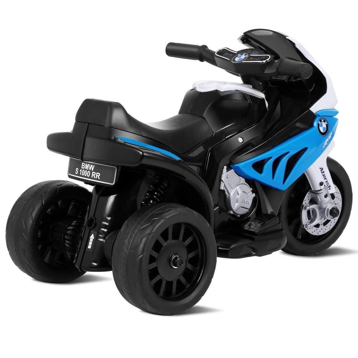 Costway 3 Wheeler Blue 6V Kids 3 Wheels Riding BMW Licensed Electric Motorcycle