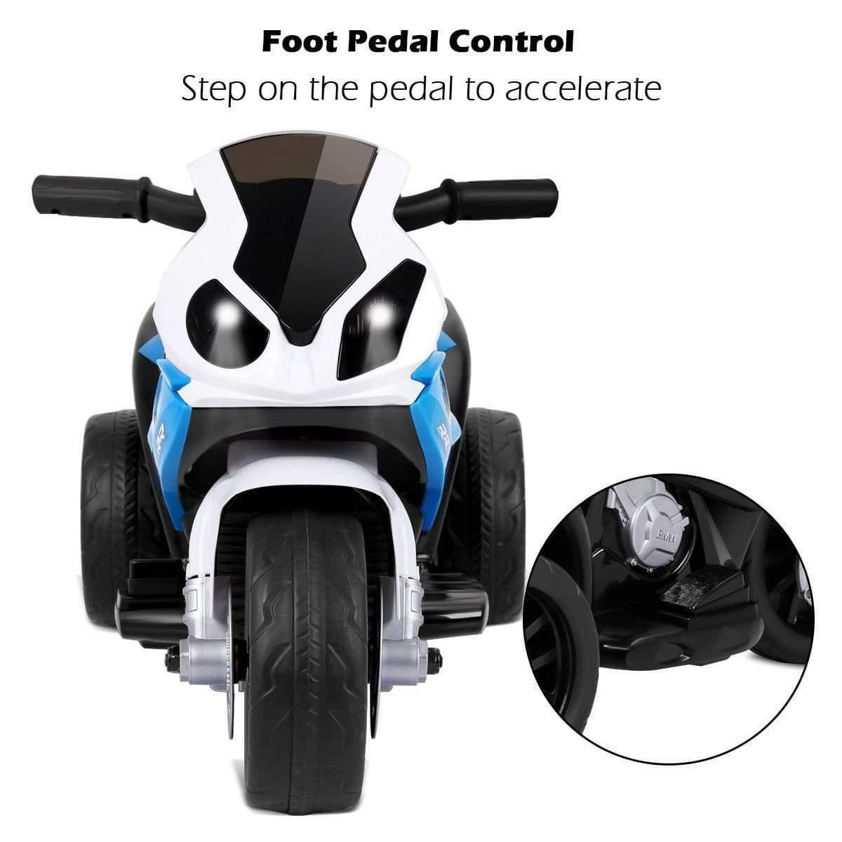 Costway 3 Wheeler 6V Kids 3 Wheels Riding BMW Licensed Electric Motorcycle