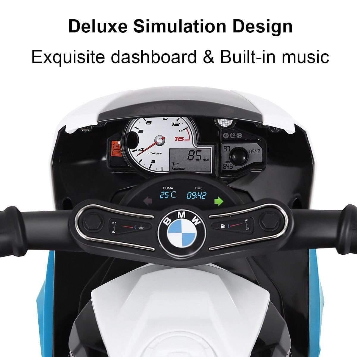 Costway 3 Wheeler 6V Kids 3 Wheels Riding BMW Licensed Electric Motorcycle