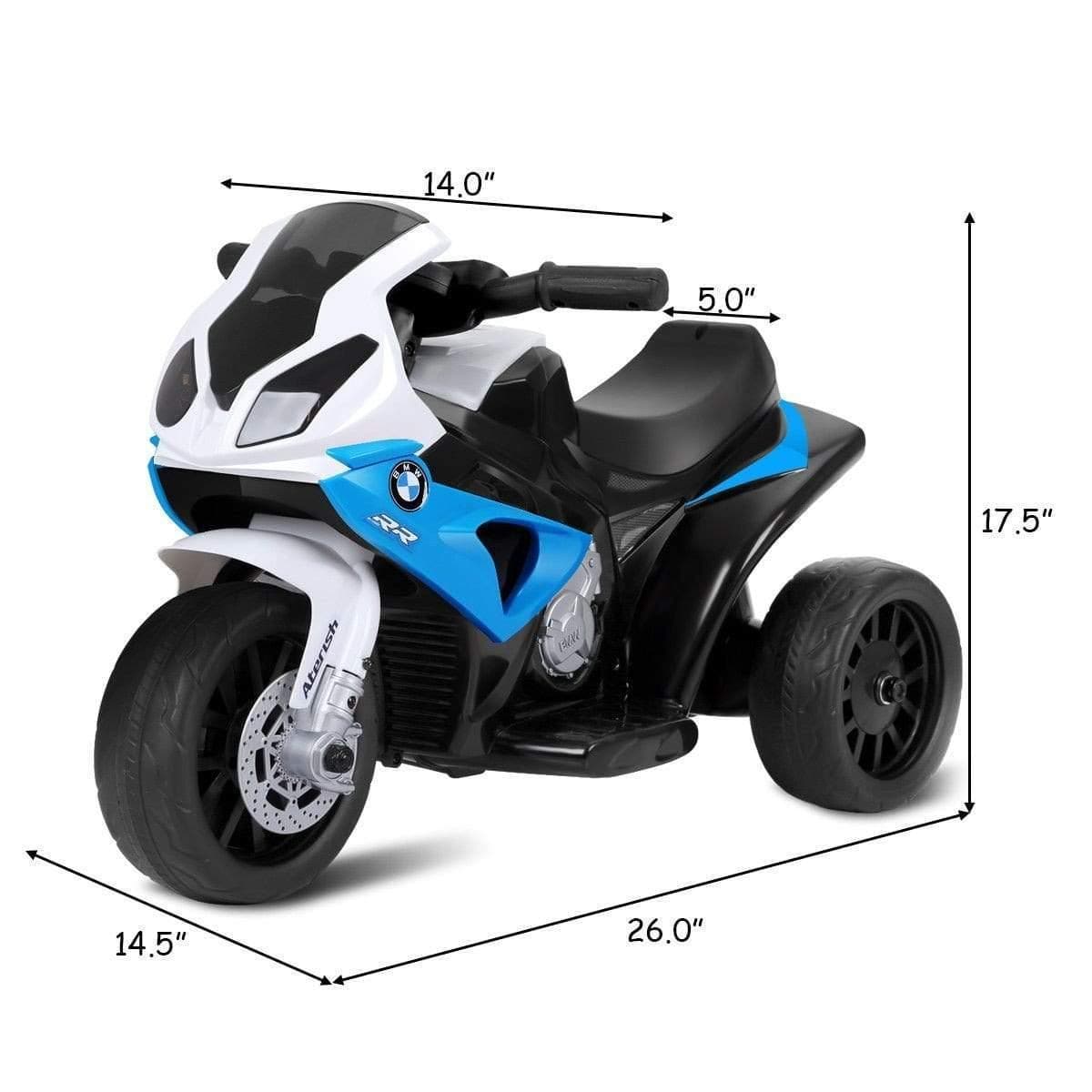 Costway 3 Wheeler 6V Kids 3 Wheels Riding BMW Licensed Electric Motorcycle