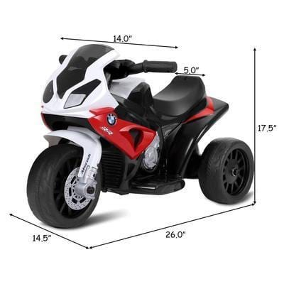 Costway 3 Wheeler 6V Kids 3 Wheels Riding BMW Licensed Electric Motorcycle