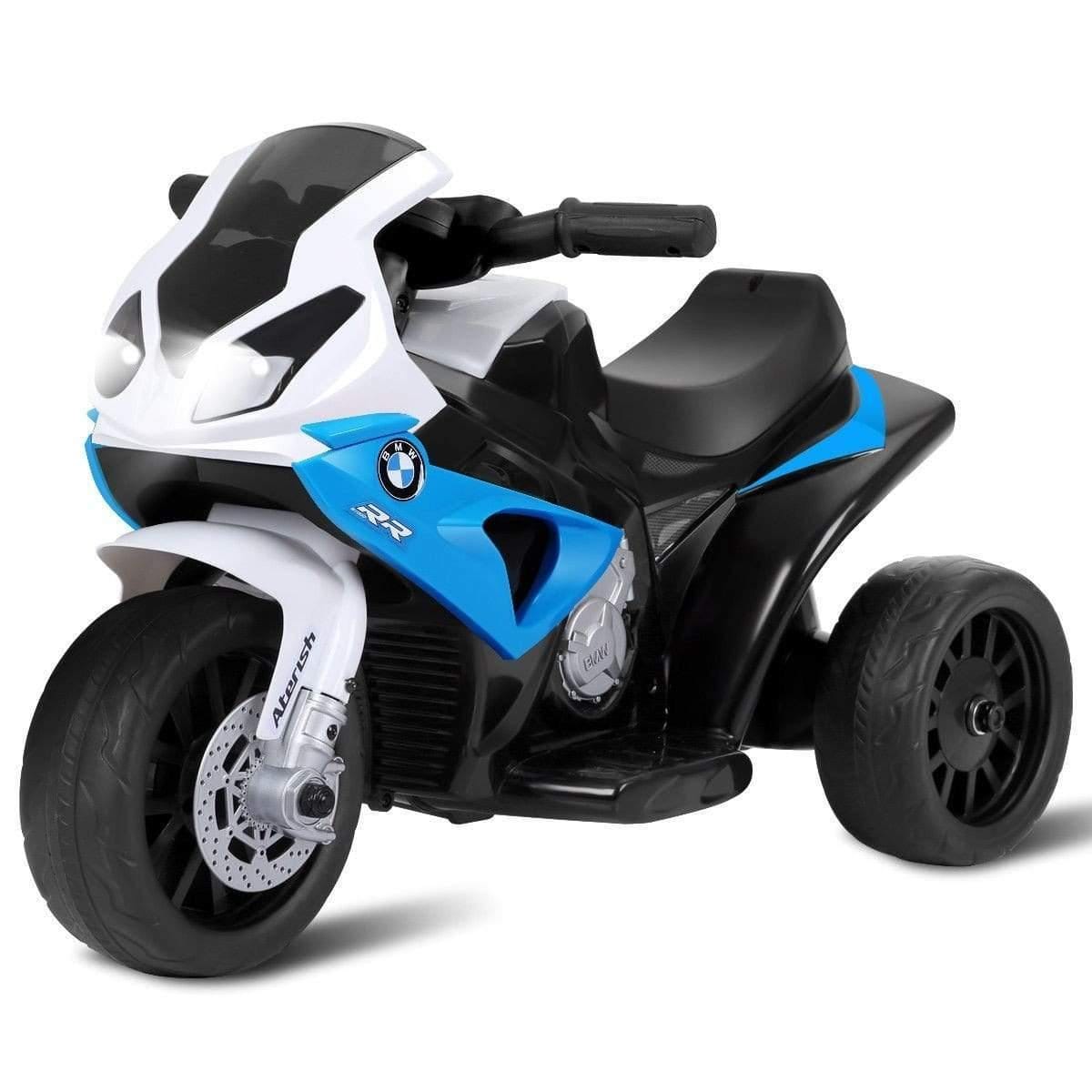 Costway 3 Wheeler Blue 6V Kids 3 Wheels Riding BMW Licensed Electric Motorcycle