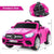Costway Electric Riding Vehicles Pink 12V Mercedes-Benz SL500 Licensed Kids Ride On Car