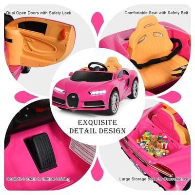 Shops Bugatti Chiron 12V Ride On Car For Kids.