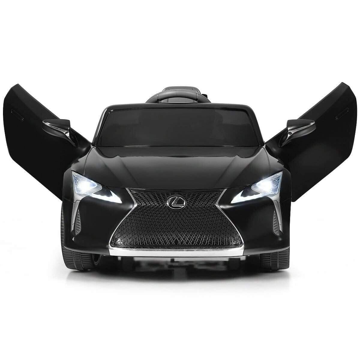 Costway Ride On Cars Black Lexus LC500 Licensed Remote Control Electric Vehicle