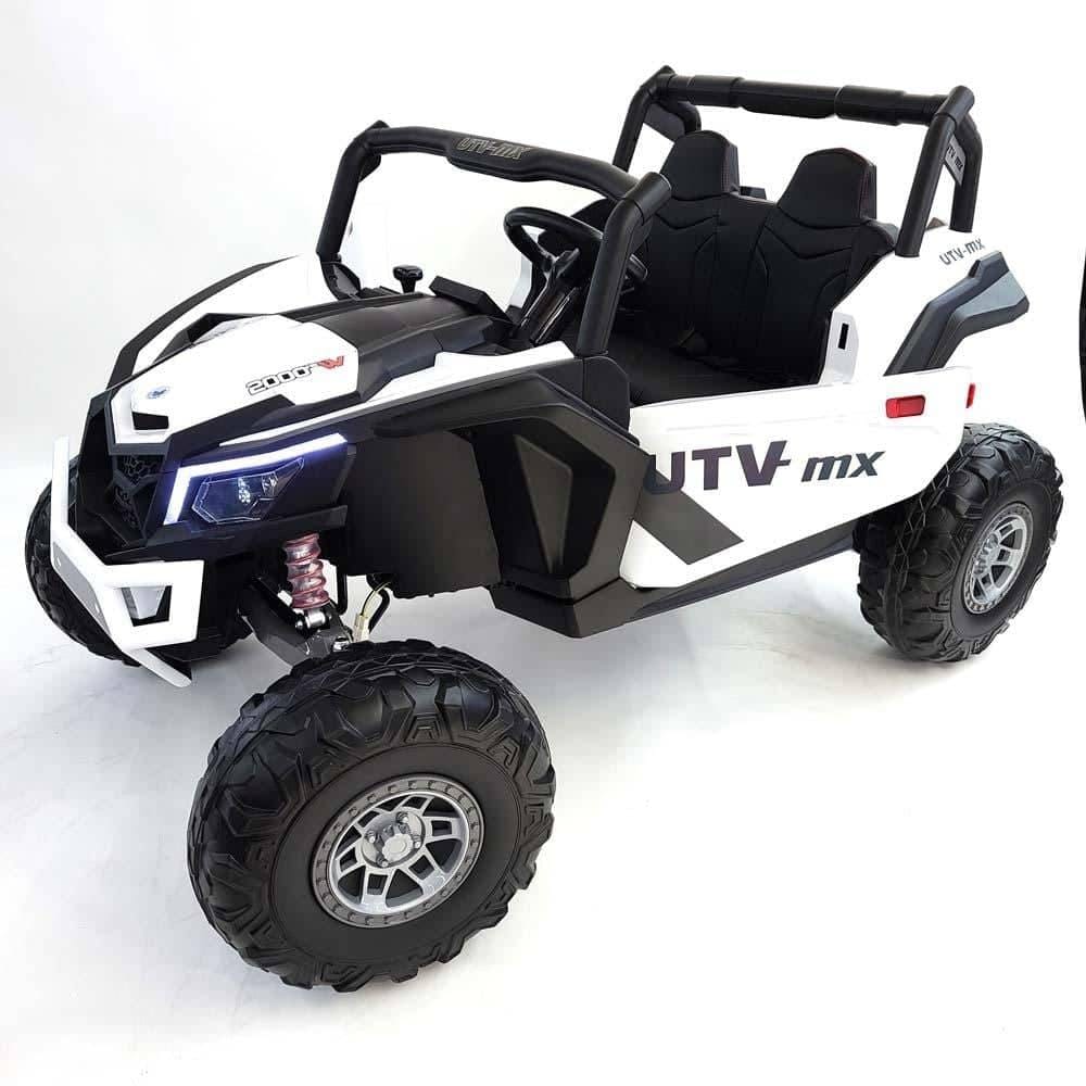 White leather clearance buggy