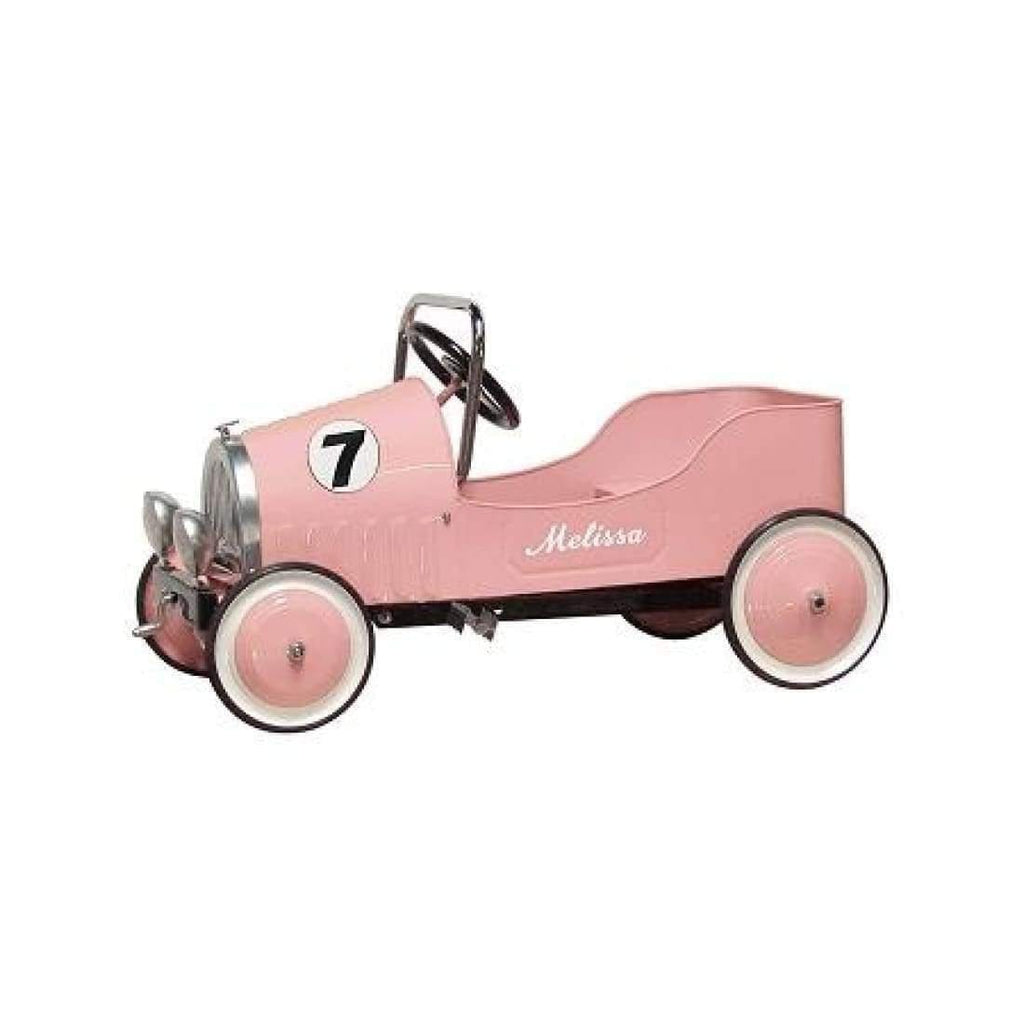 Morgan Cycle Retro Style Steel Pedal Car Pink-21113 - Little Riderz