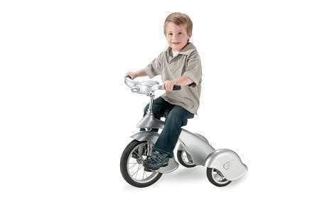Morgan Cycle Tricycle Retro Style Silver Steel Tricycle