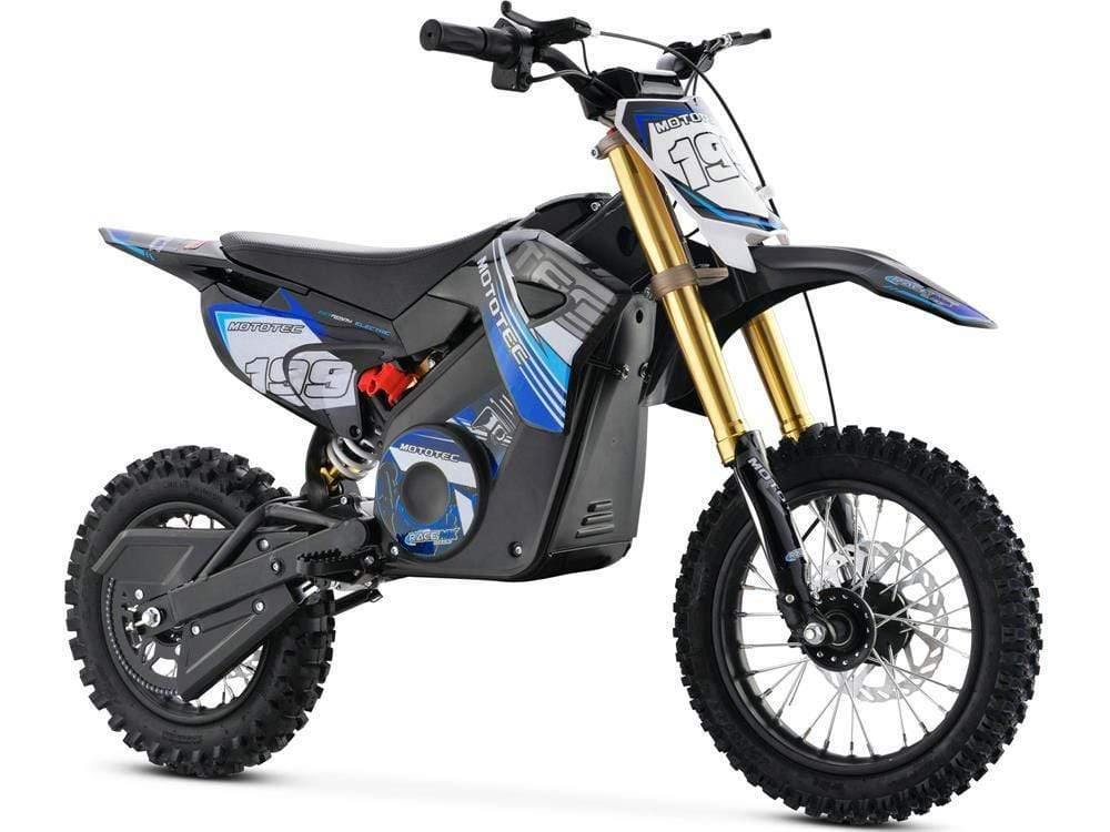 MotoTec Dirt Bike MotoTec 36v Pro Electric Dirt Bike 1000w Lithium Blue