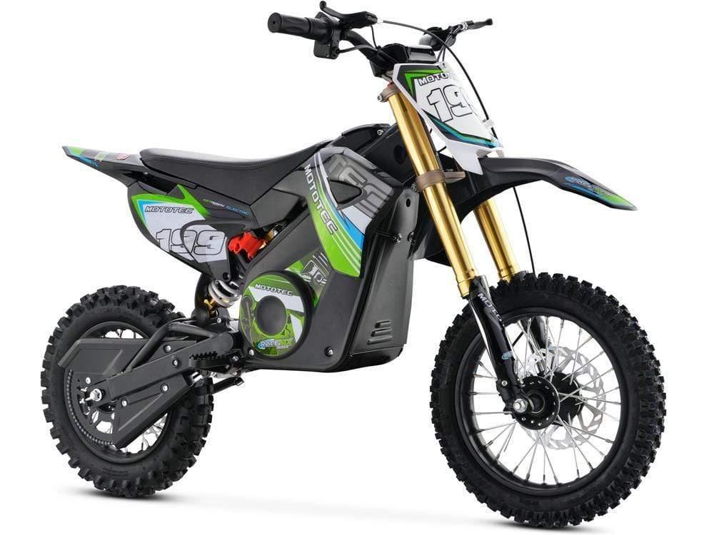 MotoTec Dirt Bike MotoTec 36v Pro Electric Dirt Bike 1000w Lithium Green