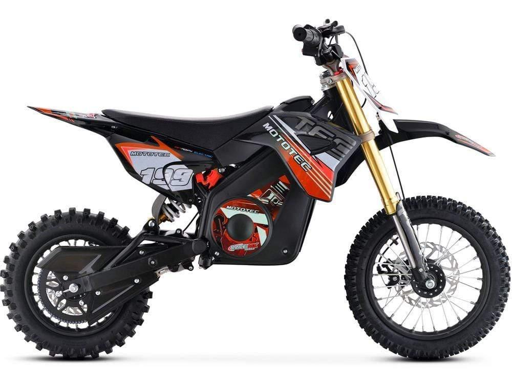 MotoTec Dirt Bike MotoTec 36v Pro Electric Dirt Bike 1000w Lithium Red
