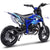 MotoTec Dirt Bike MotoTec Hooligan 60cc 4-Stroke Gas Dirt Bike Blue