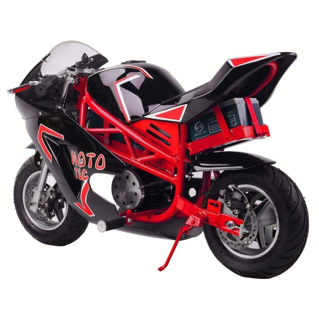 MotoTec Electric Pocket Bike MotoTec 36v 500w Electric Pocket Bike GT Red-MT-Elec-GT-Red