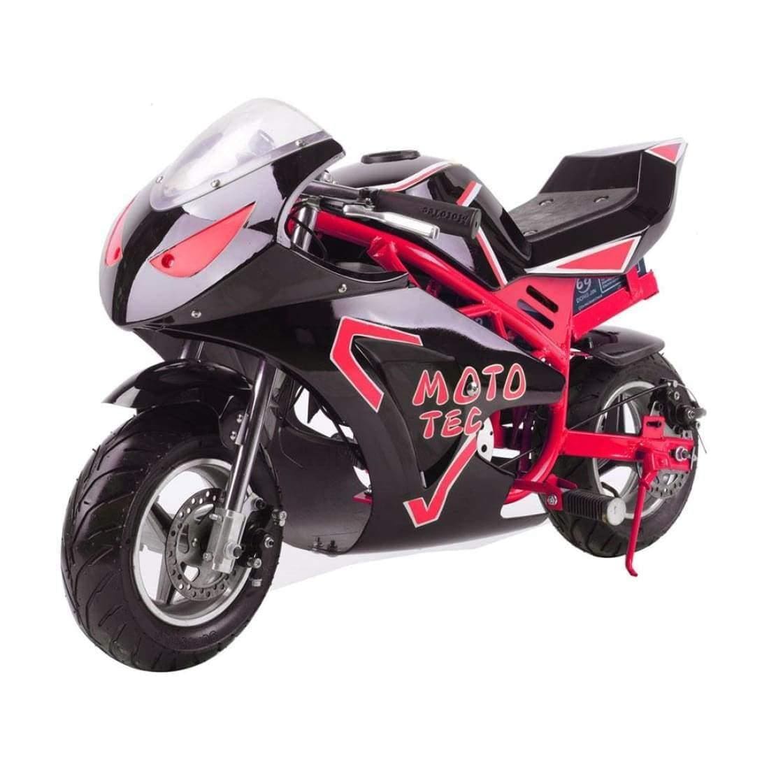 MotoTec Gas Pocket Bike GT 49cc 2-Stroke Red