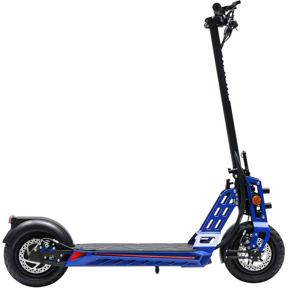 MotoTec Electric Scooter MotoTec Free Ride 48v 600w Lithium Electric Scooter Blue