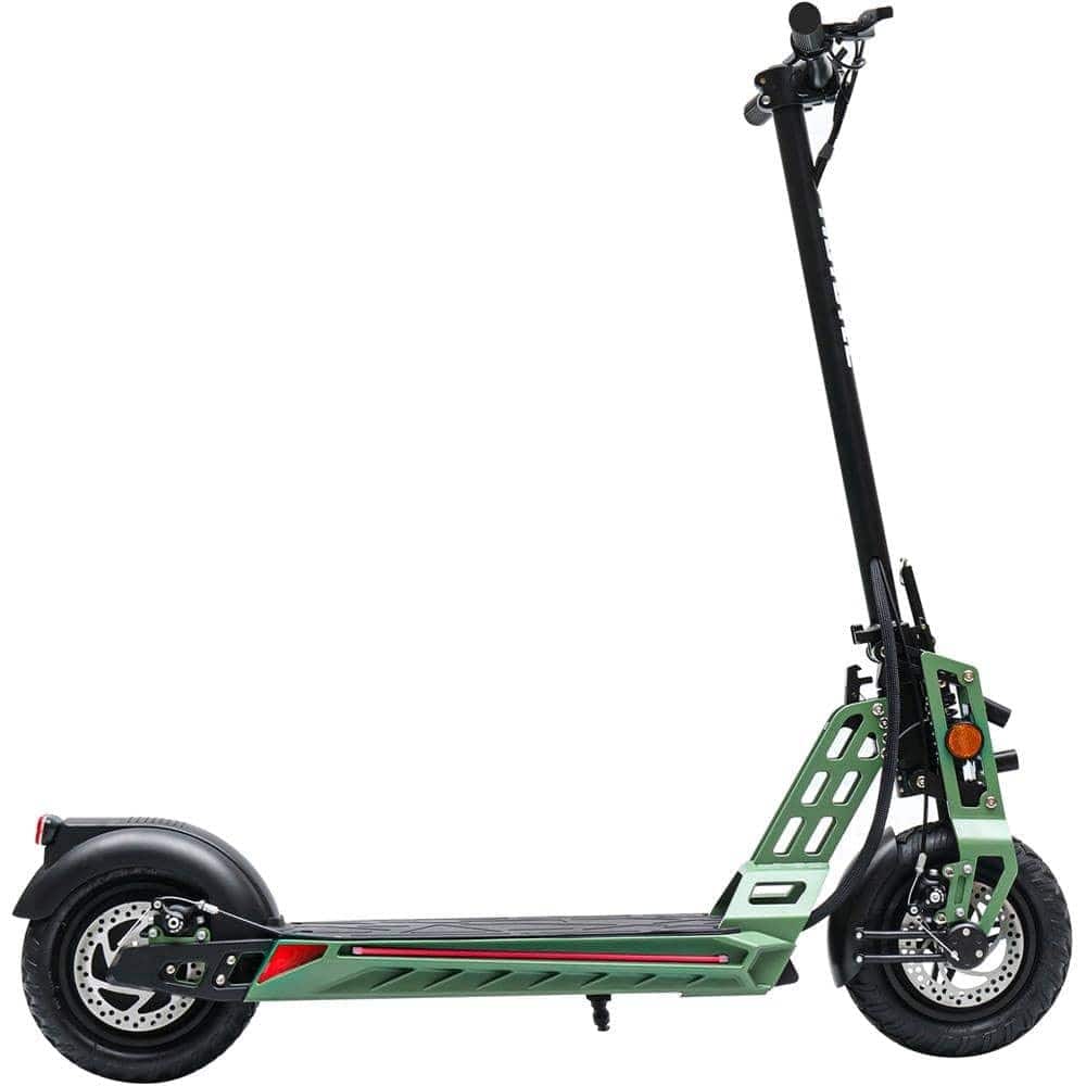 MotoTec Electric Scooter MotoTec Free Ride 48v 600w Lithium Electric Scooter Green