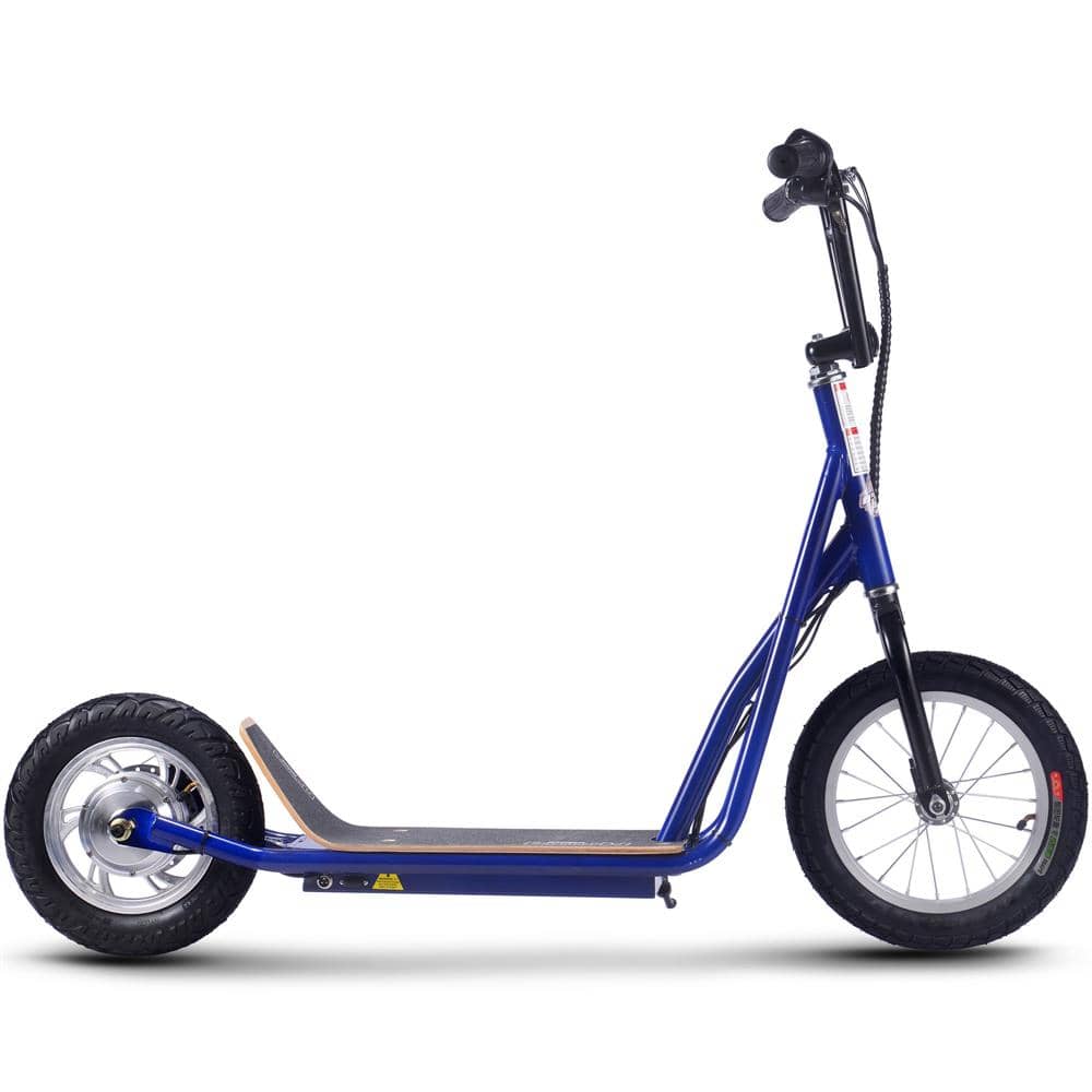 MotoTec Electric Scooter MotoTec Groove 36v 350w Big Wheel Lithium Electric Scooter Blue