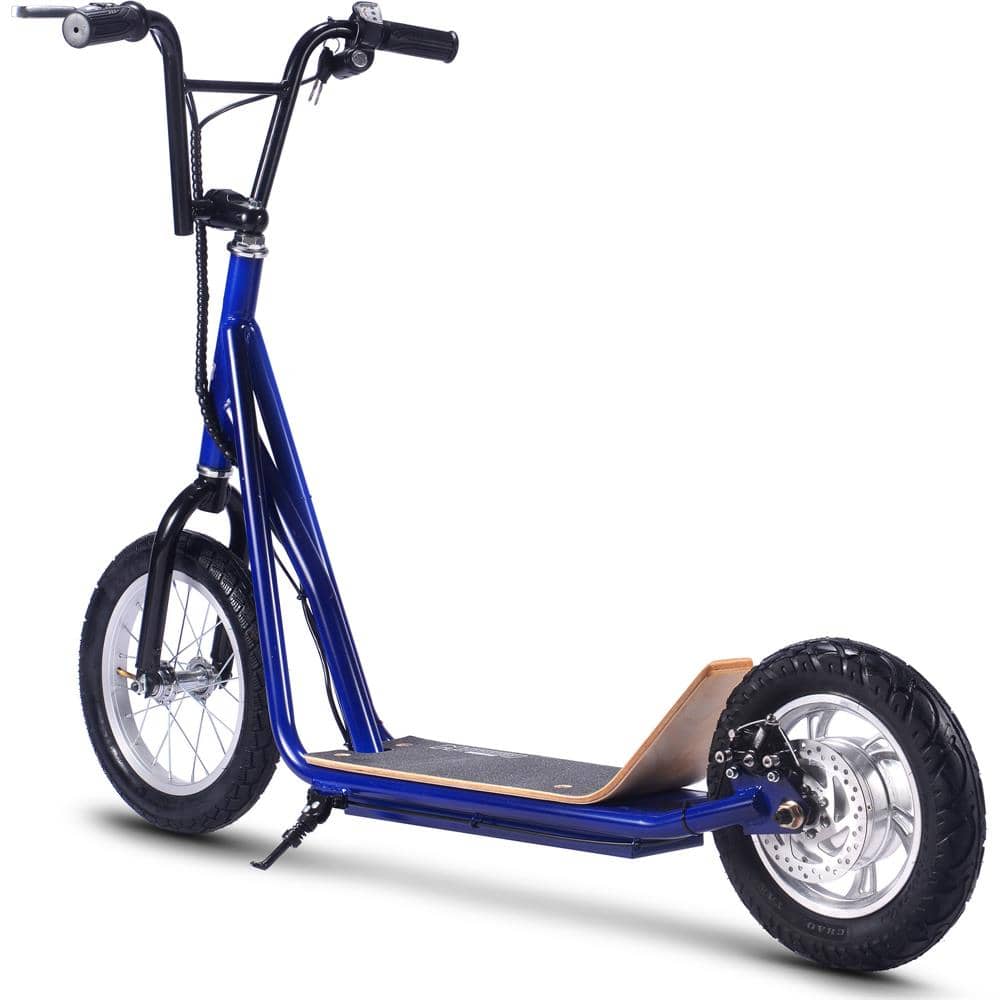 MotoTec Electric Scooter MotoTec Groove 36v 350w Big Wheel Lithium Electric Scooter Blue