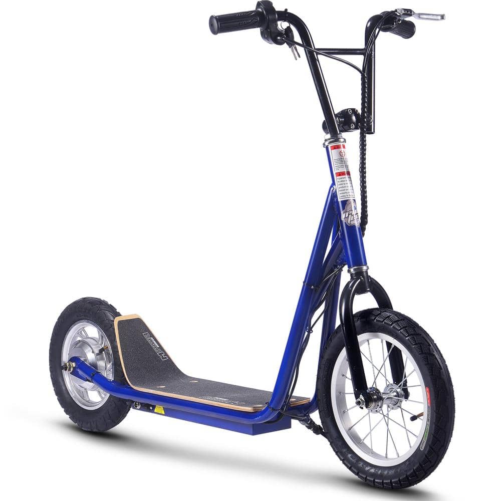 MotoTec Electric Scooter MotoTec Groove 36v 350w Big Wheel Lithium Electric Scooter Blue