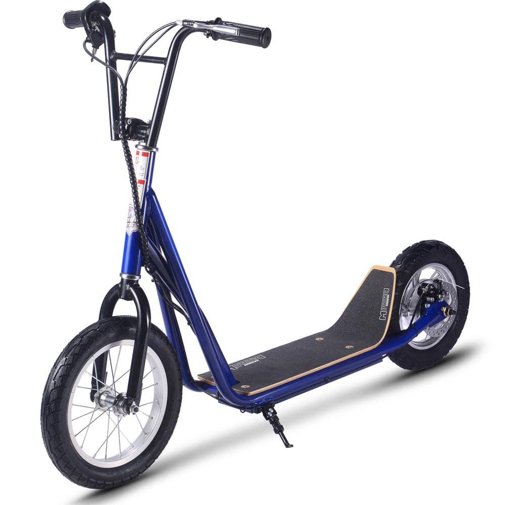 MotoTec Electric Scooter MotoTec Groove 36v 350w Big Wheel Lithium Electric Scooter Blue