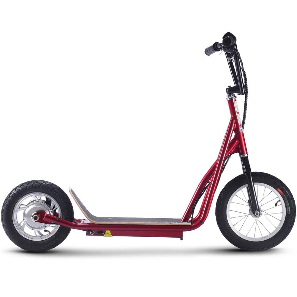 MotoTec Electric Scooter MotoTec Groove 36v 350w Big Wheel Lithium Electric Scooter Red