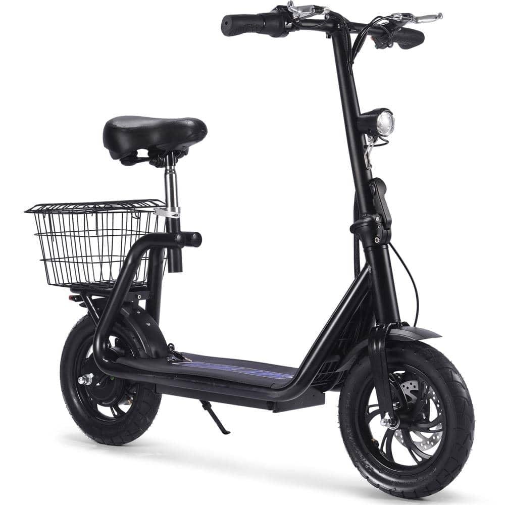 MotoTec Electric Scooter MotoTec Metro 36v 350w Lithium Electric Scooter, Black