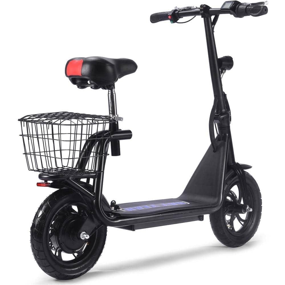 MotoTec Electric Scooter MotoTec Metro 36v 350w Lithium Electric Scooter, Black