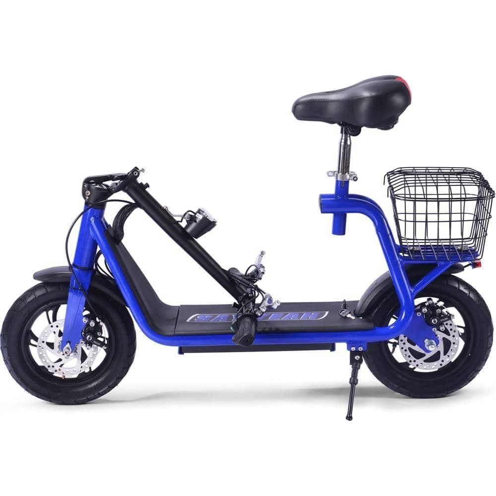 MotoTec Electric Scooter MotoTec Metro 36v 350w Lithium Electric Scooter, Blue