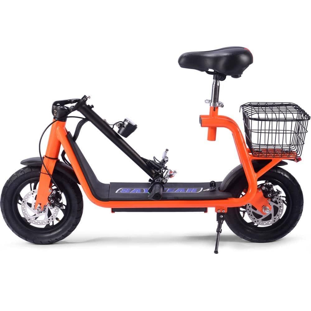 MotoTec Electric Scooter MotoTec Metro 36v 350w Lithium Electric Scooter, Orange
