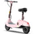 MotoTec Electric Scooter Okai Beetle 36v 350w Lithium Electric Scooter Pink
