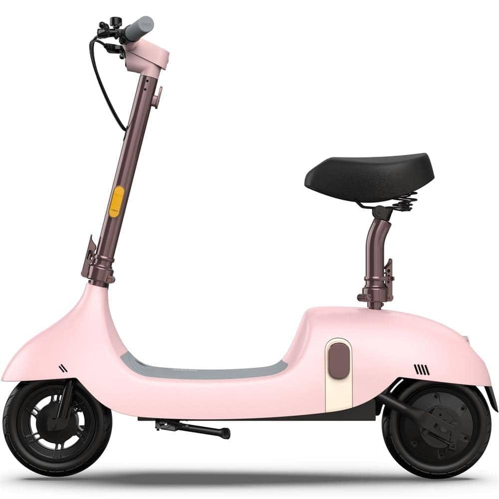 MotoTec Electric Scooter Okai Beetle 36v 350w Lithium Electric Scooter Pink