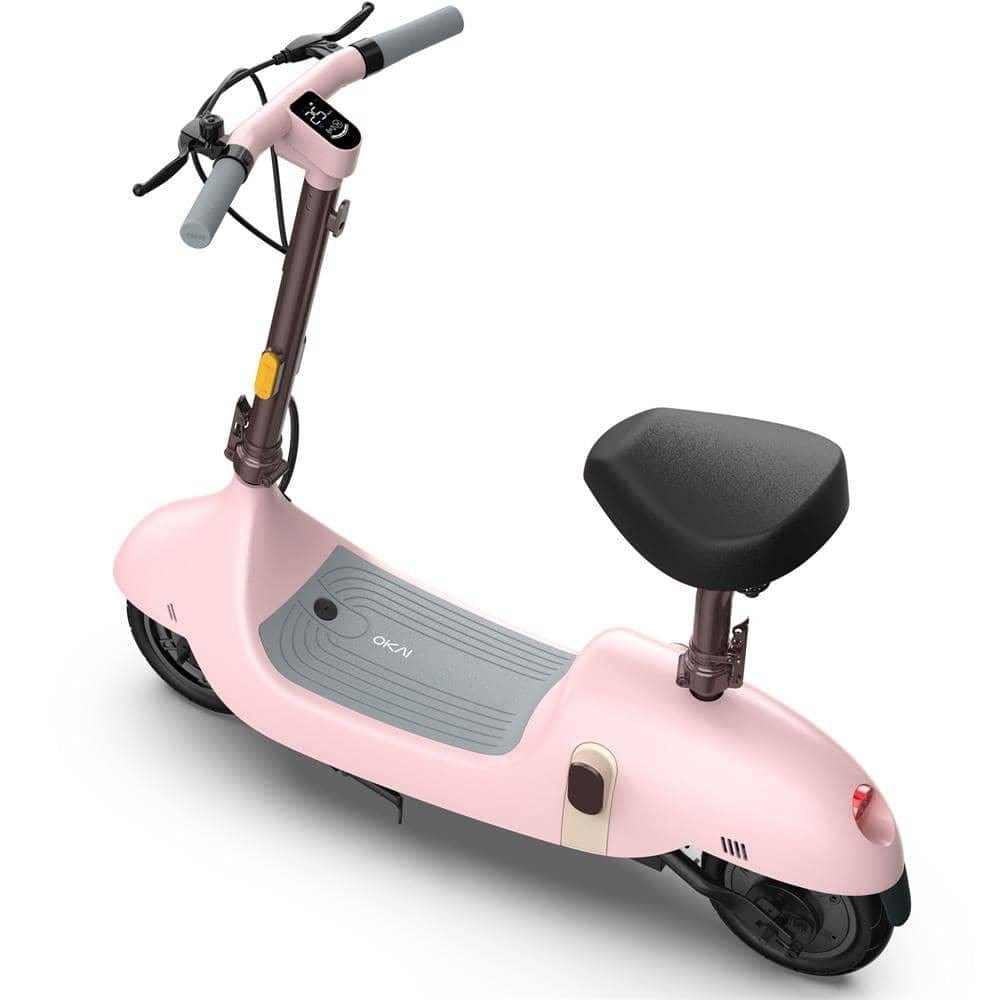 MotoTec Electric Scooter Okai Beetle 36v 350w Lithium Electric Scooter Pink