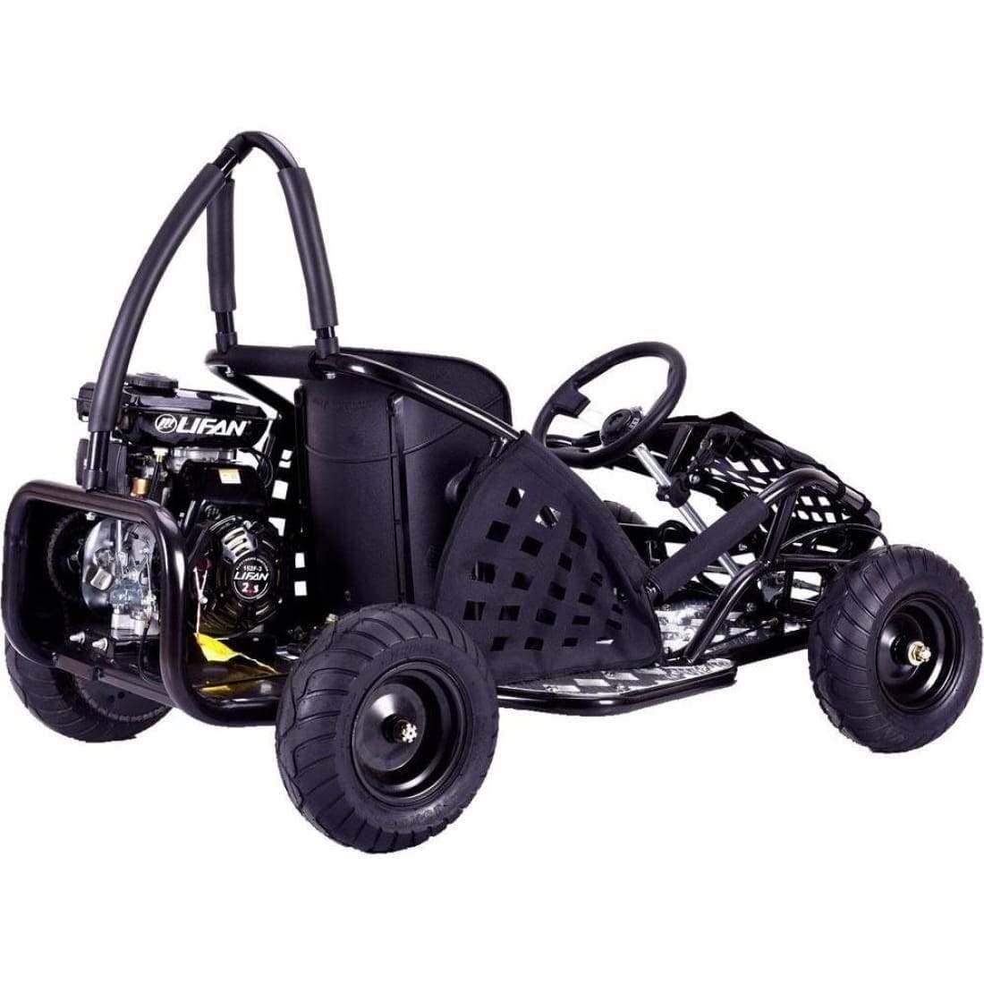 MotoTec Gas Go Cart MotoTec Off Road Go Kart 79cc Black-MT-GK-05-Black