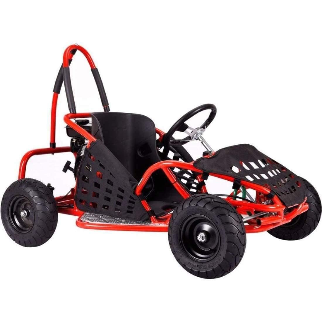 MotoTec Gas Go Cart MotoTec Off Road Go Kart 79cc Red-MT-GK-05-Red